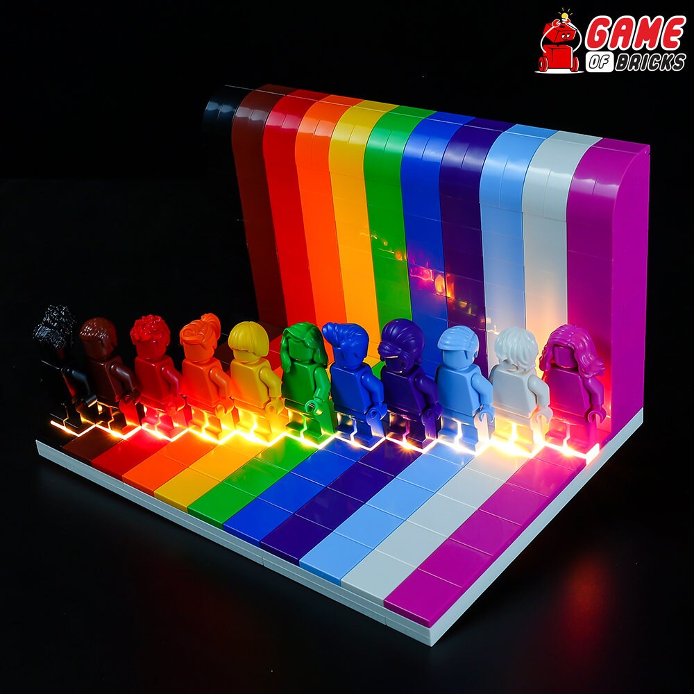 Lego kompatibel LED Lichter Light Set Neu USB 6 LED Leisten für Gebäude usw. 