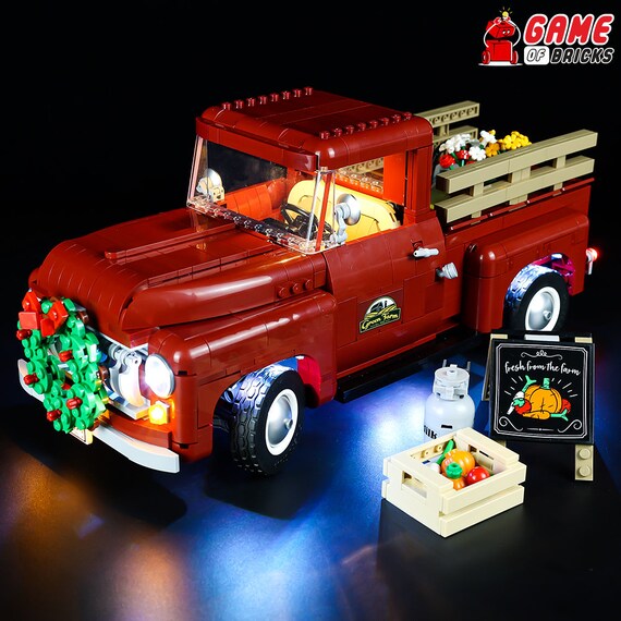 Kit d'éclairage LED Game of Bricks pour camionnette LEGO 10290