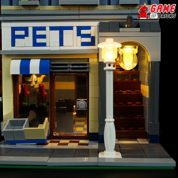 LED Light Kit for Pet Shop Compatible With LEGO 10218 Set Etsy