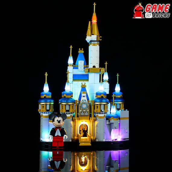 Vitrine en acrylique pour Lego 71040 Disney Castle Model, boîte de