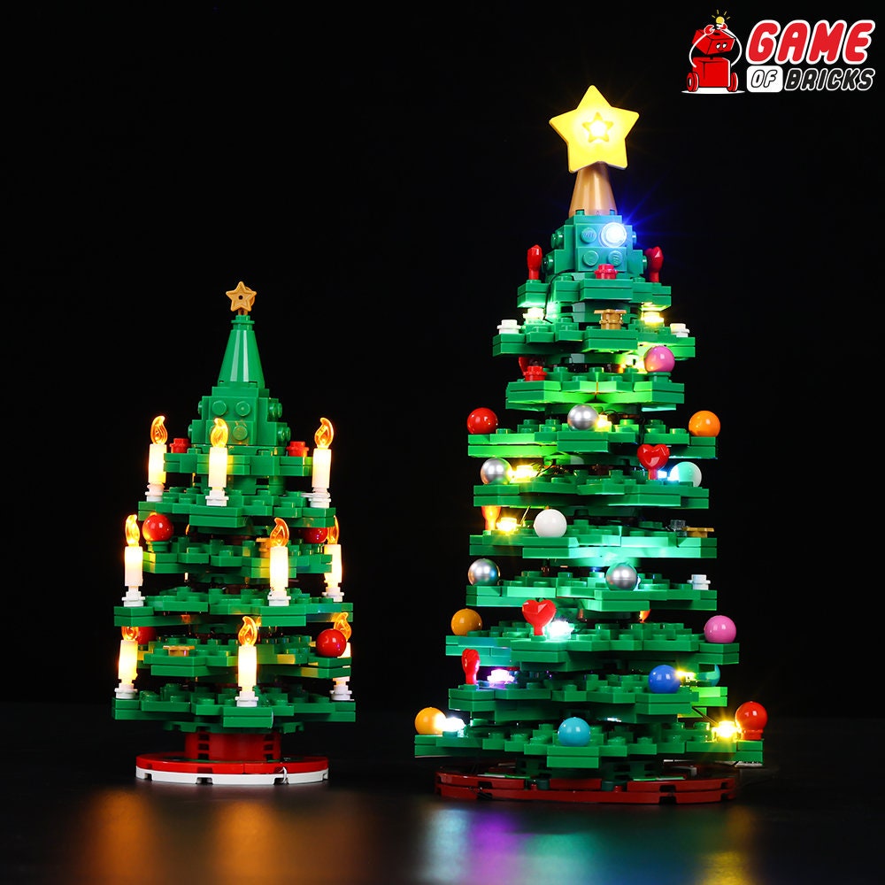 LED Light Kit for Christmas Tree Compatible With LEGO® 40573 Set 