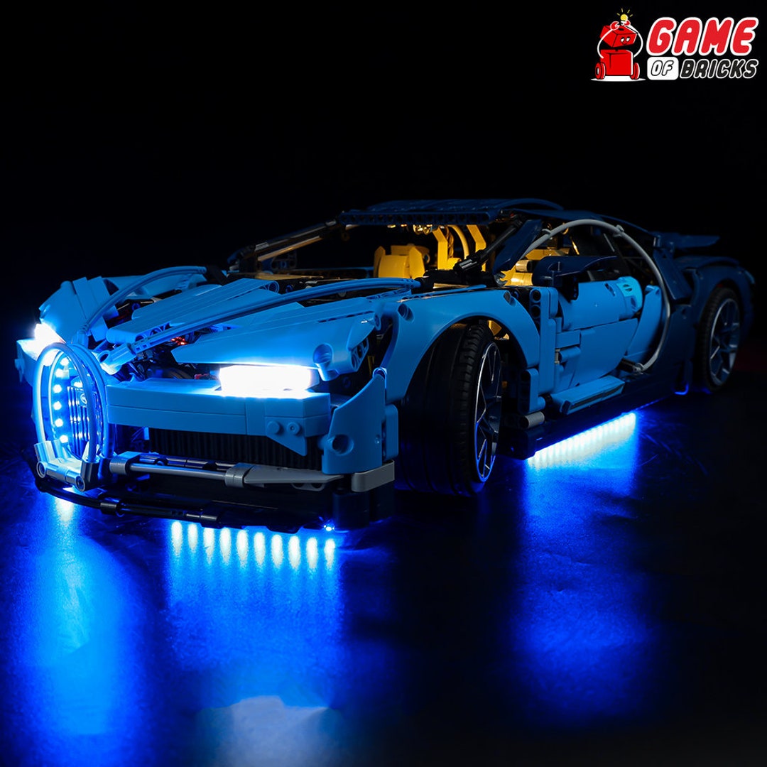 LED Light Kit for Bugatti Chiron Compatible With LEGO® 42083 Set 