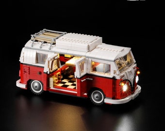 LED Light Kit for Volkswagen T1 Camper Van - Compatible with LEGO® 10220 Set