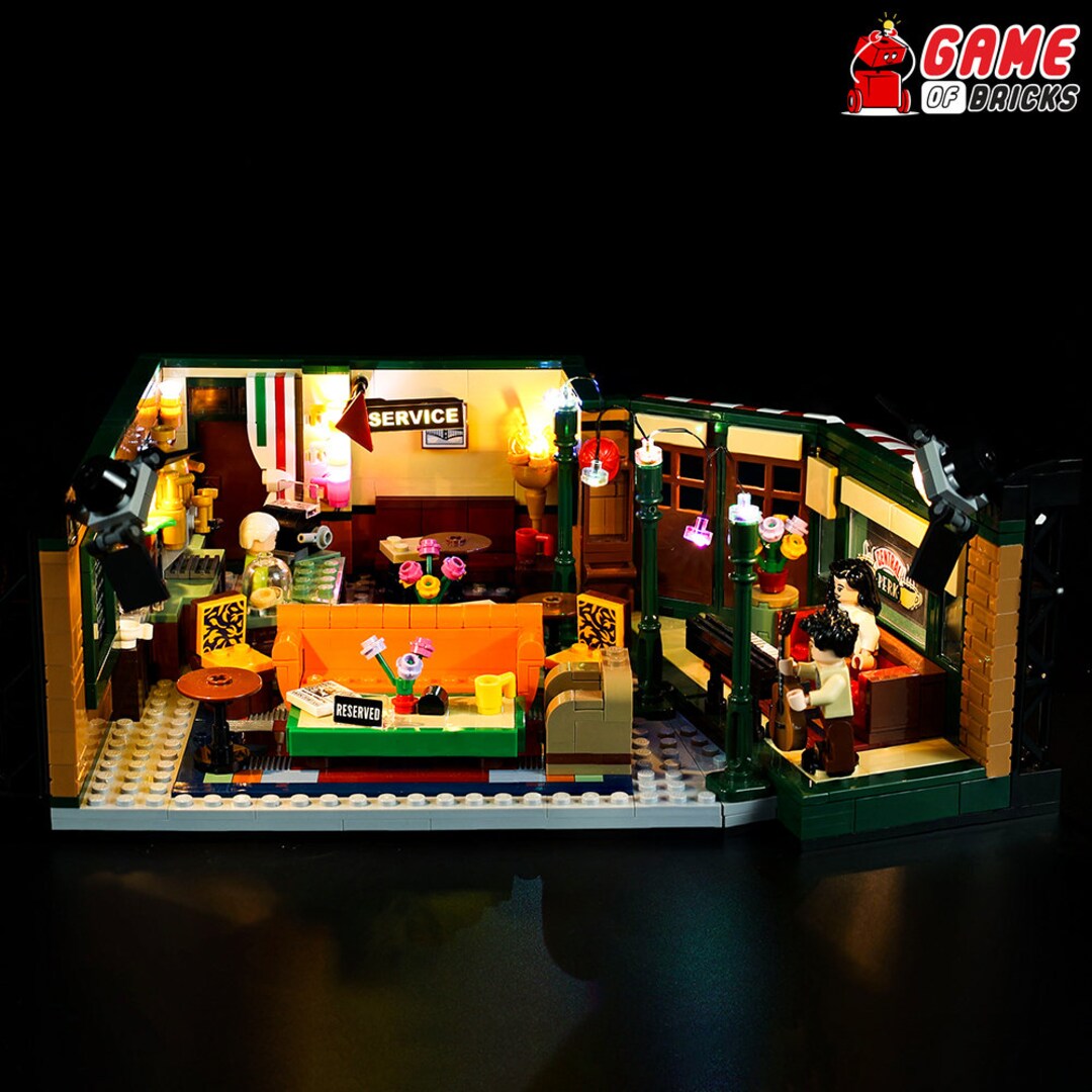 LED Light Kit for Central Perk Compatible with LEGO 21319 Set