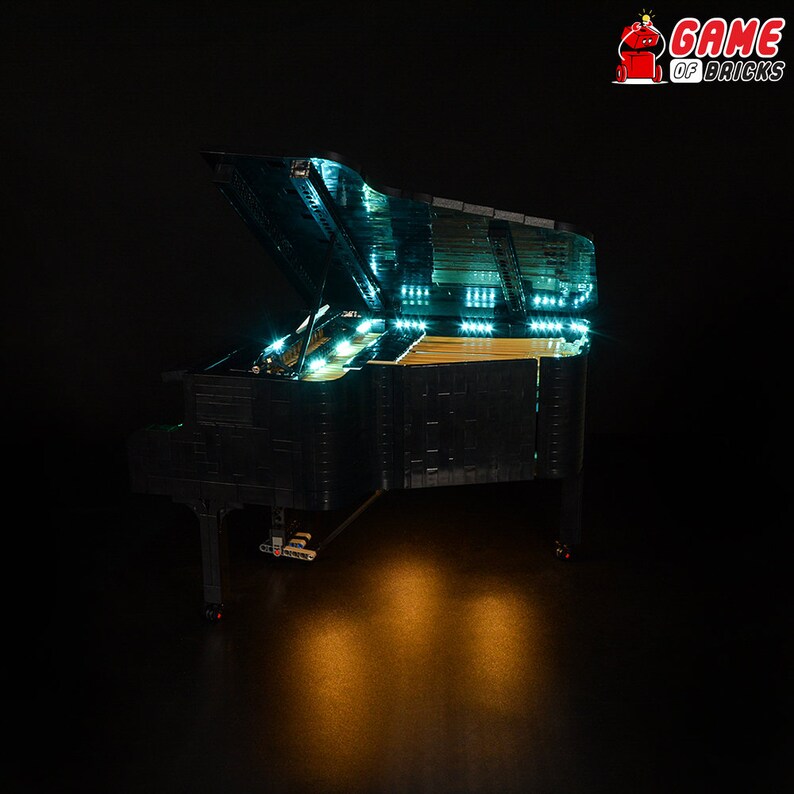 LED Light Kit for Grand Piano Compatible with LEGO® 21323 Set image 6