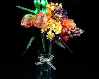 LED Light Kit for Flower Bouquet Compatible With LEGO® 10280 Set -  UK