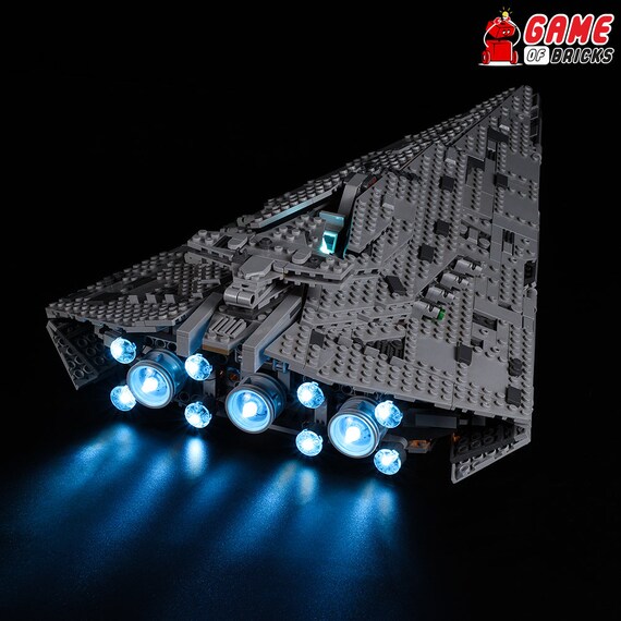 LED Light Kit for First Order Star Destroyer Compatible With LEGO