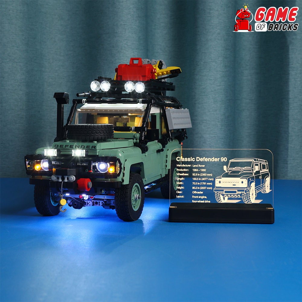 Lego Land Rover Defender Is a Brick You Can Build from Bricks