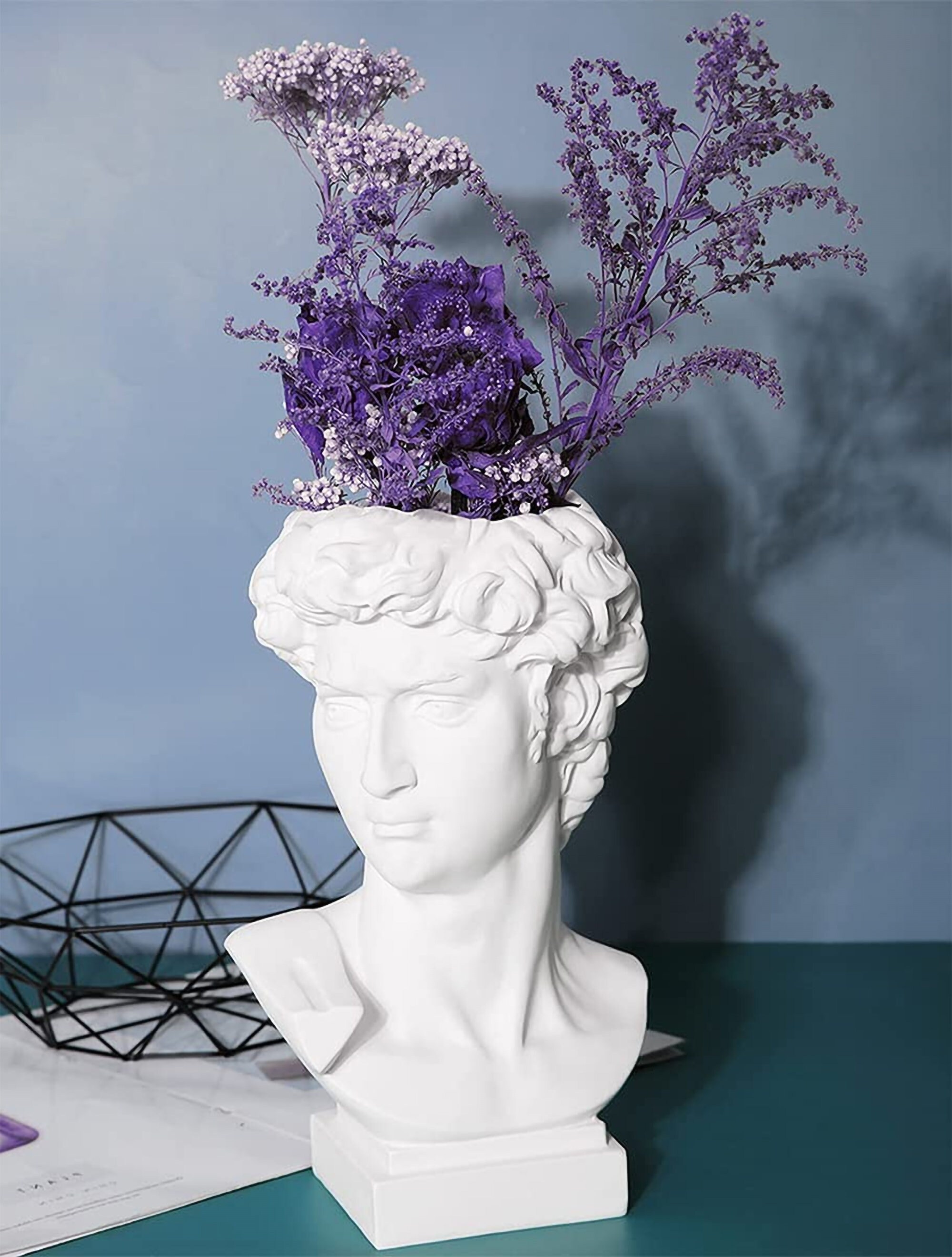 David vase statue sculptures flower pot home decoration Etsy