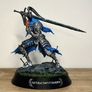 Dark Souls Statue, Artorias the Abysswalker, Artorias Statue, Artorias of the Abyss, Video Games Figure, Dark Souls Gift, 10’’ Statue