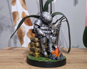 Dark Souls Figure, Onion Knight Statue, Video Games Gift, Siegmeyer of Catarina, Game Room Decor, Dark Souls Gift, High Quality Statue