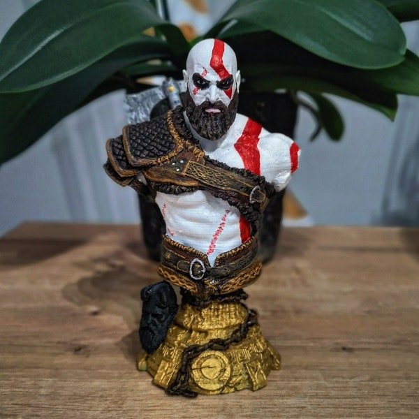 Kratos Statue - Etsy