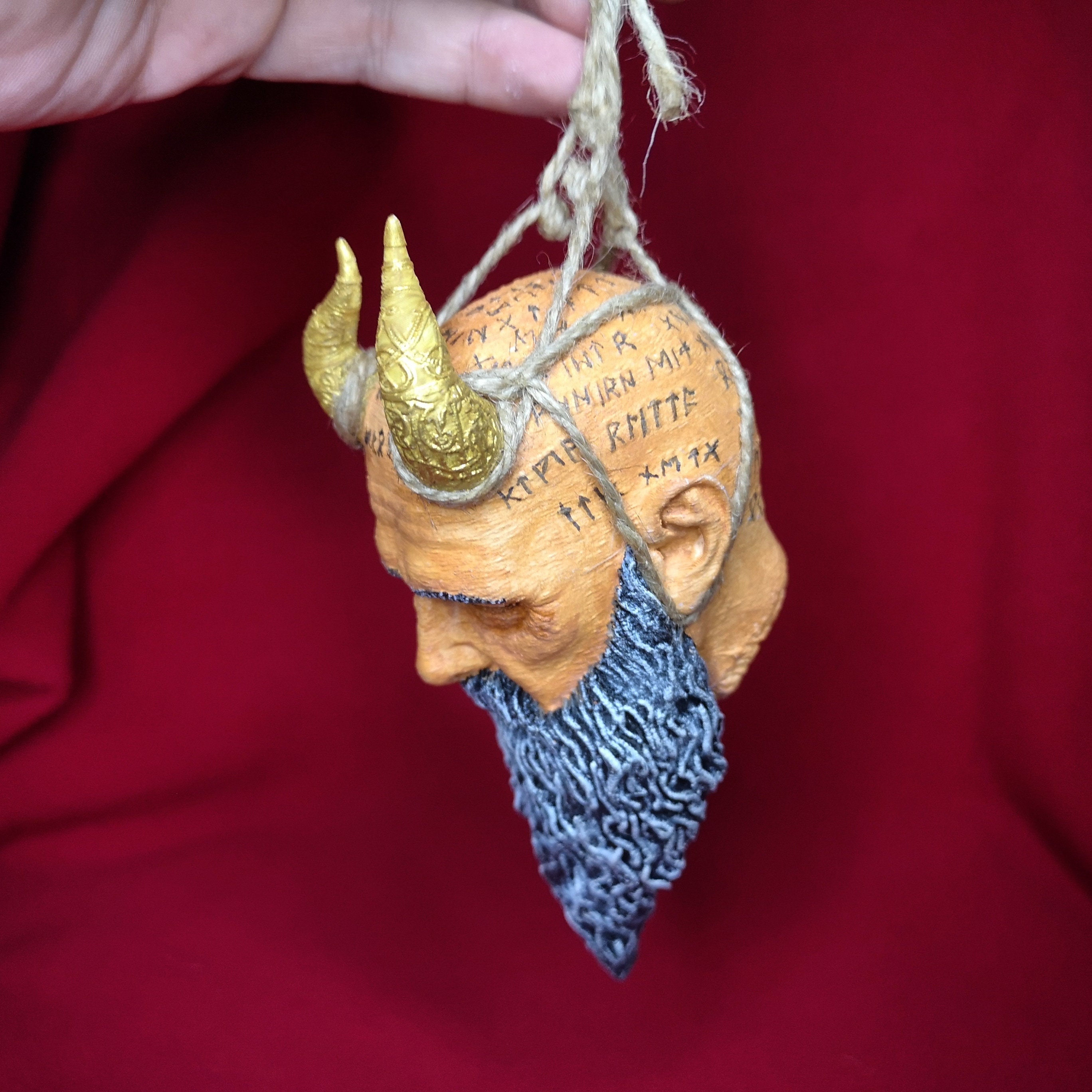 Mimir Head God of War Crato Buste Statue Kratos Mimir Bust Etsy