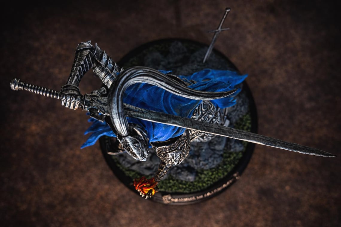 Artorias the Abysswalker Statue, Dark Souls Knight Figure, Hand Painted ...