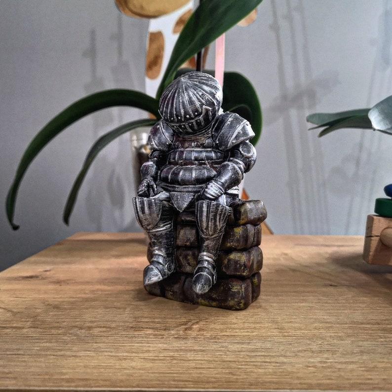 Dark Souls Figure Onion Knight Statue Video Games Gift Etsy