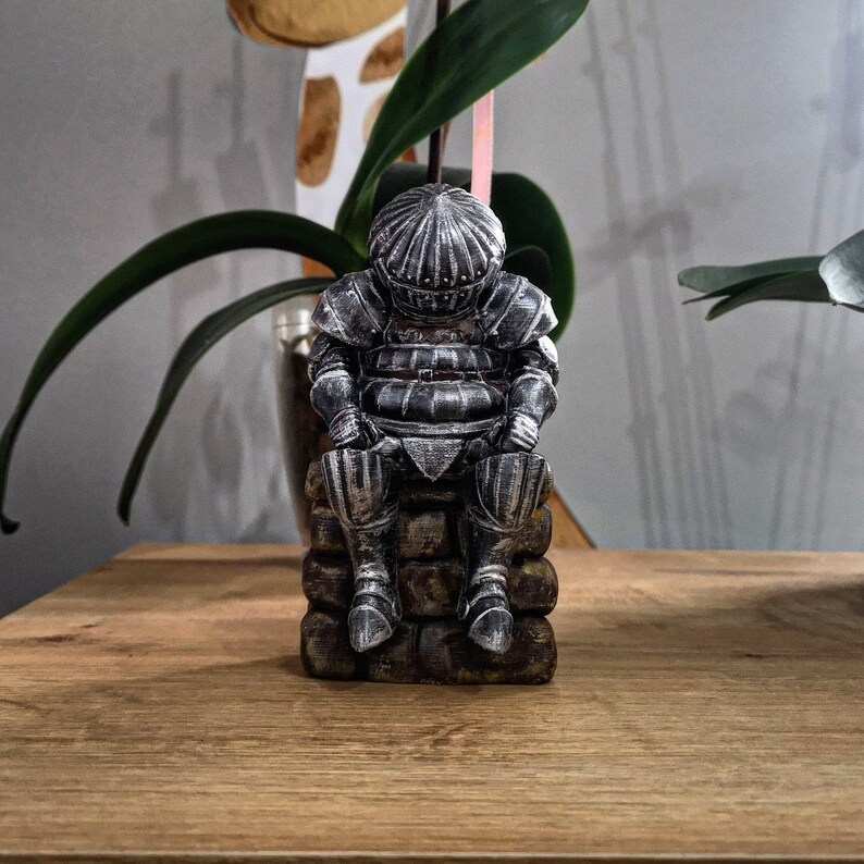 Dark Souls Figure Onion Knight Statue Video Games Gift Etsy
