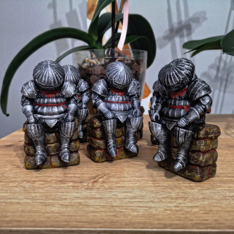 Dark Souls Figure Onion Knight Statue Video Games Gift Etsy