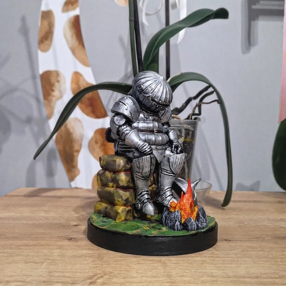 Dark Souls Siegmeyer of Catarina Statue, Hand Painted 3D Printed