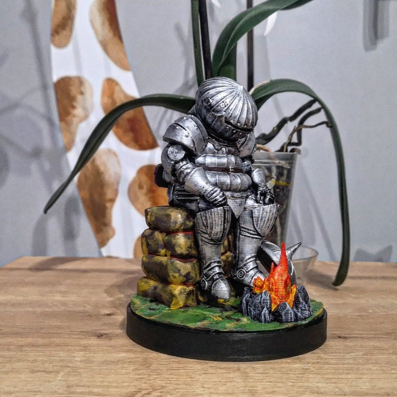 Dark Souls Figure Onion Knight Statue Video Games Gift Etsy