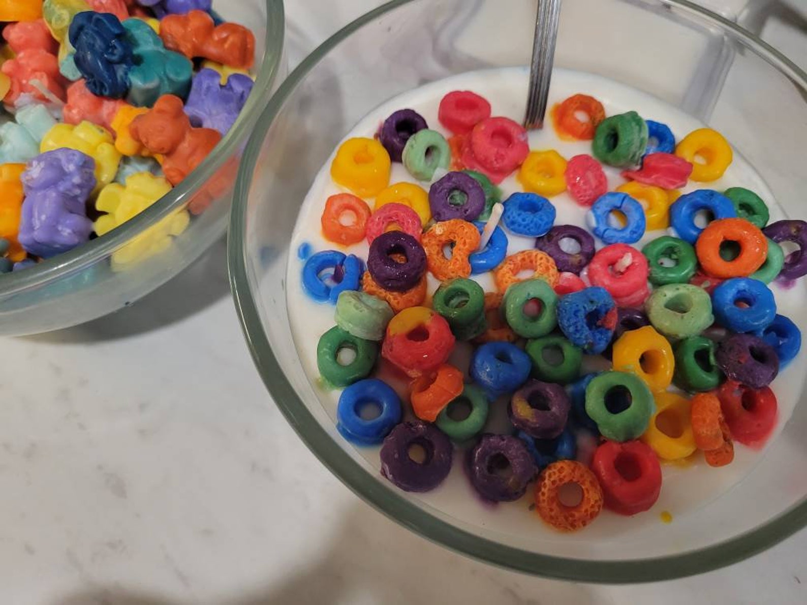 16 Oz Fruit Loop Inspired Cereal Bowl Candle and Cap'n Etsy