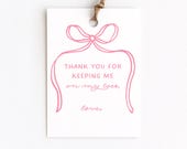 Dance Teacher Gift Tag, Attach to Recital Gifts, End Of Season, Ballet Instructor, Assistant Dance Teacher Thank You, Keeping Me on my Toes