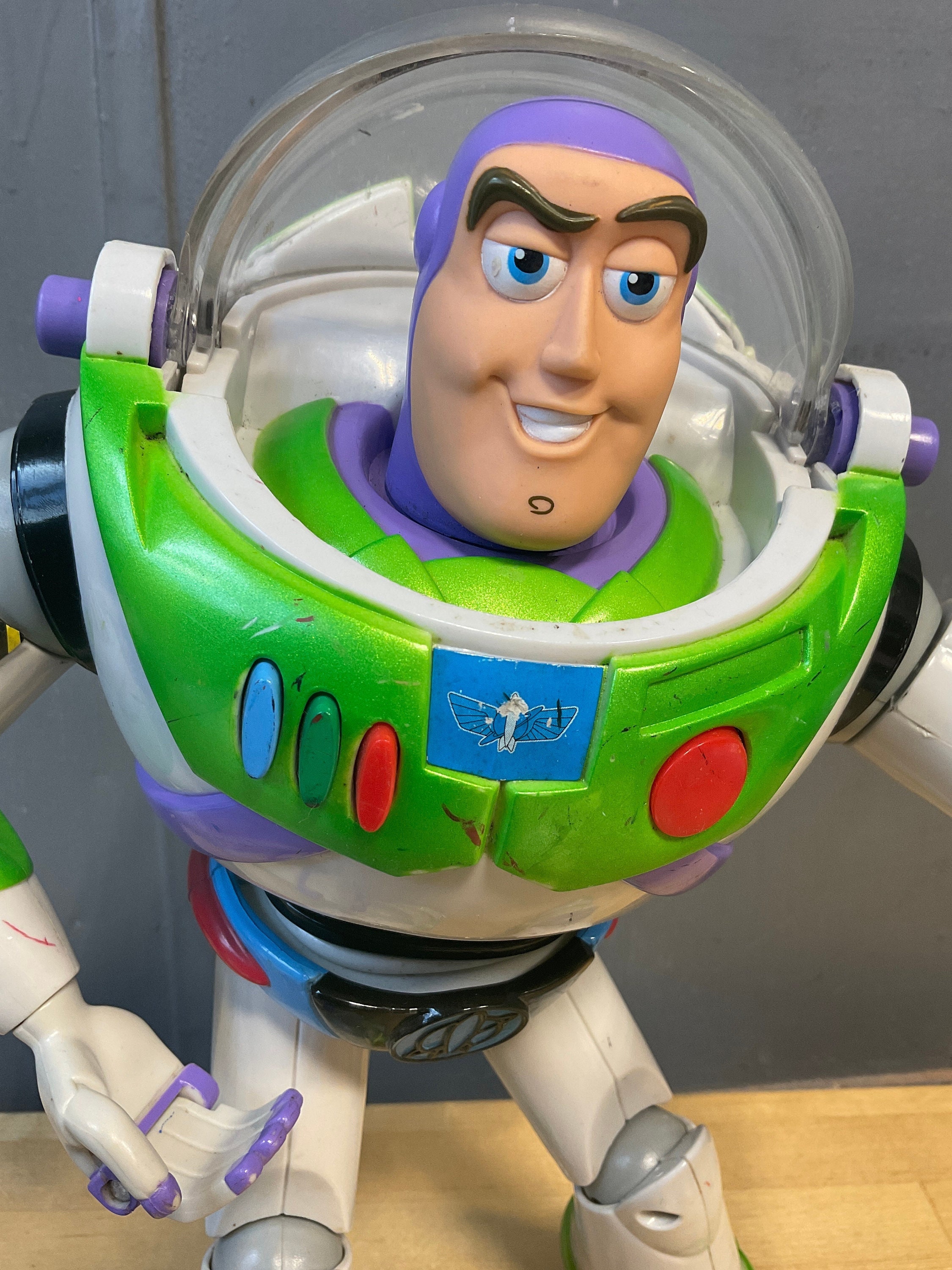 2001 Buzz Lightyear Talking Action Figure Etsy 