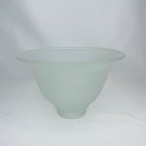 Vintage Frosted Replacement  Glass Shade 4 1/2”H x 7”W 2 1/8”Base