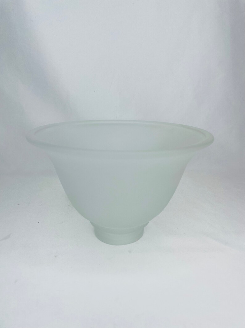 Vintage Frosted Replacement Glass Shade 4 1/2H X 7W 2 1/8base Etsy
