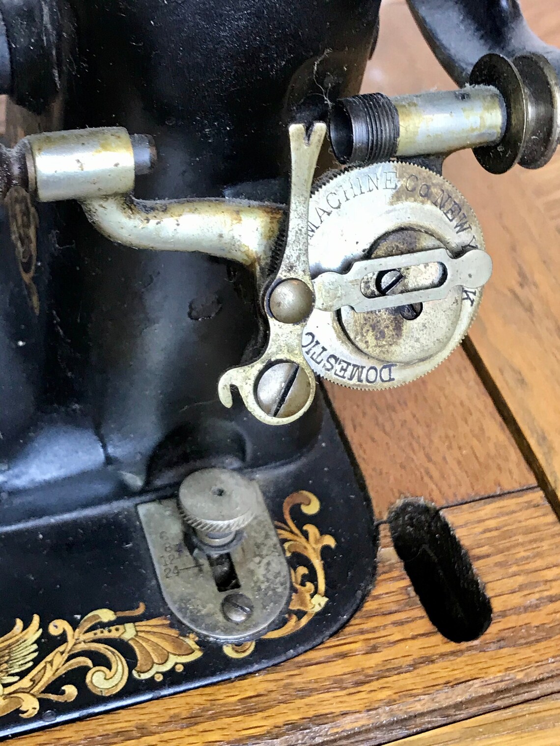 Antique Domestic Sewing Machine - Etsy