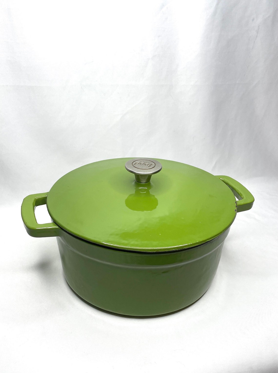 Food Network Green Enameled Cast Iron Dutch Oven / Stock Pot Etsy