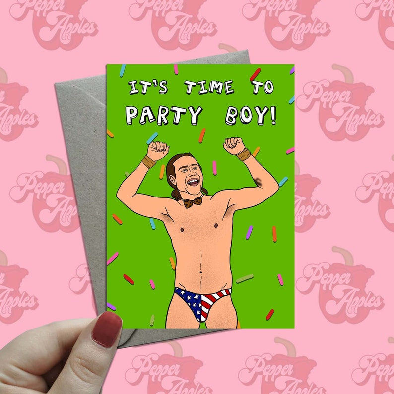 Jackass Greetings Card Party Boy Card Birthday Card Etsy