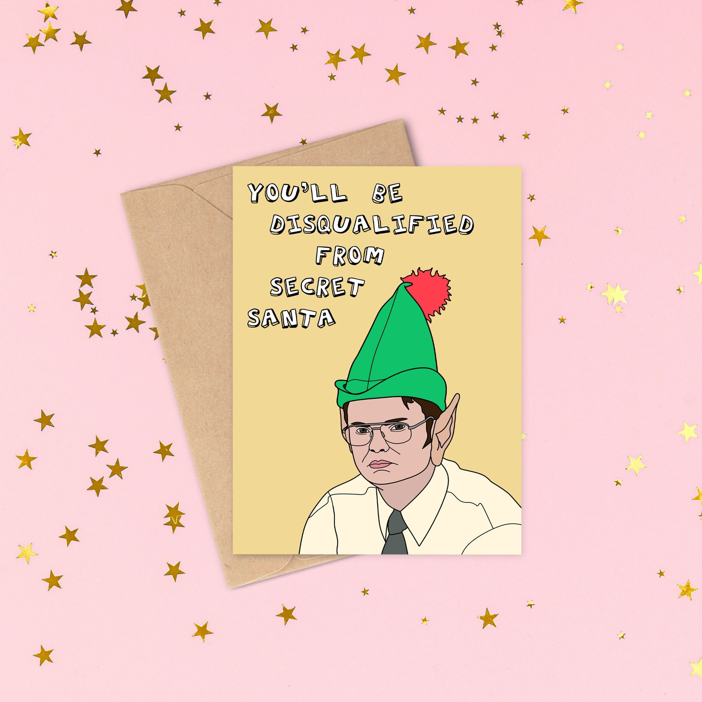 dwight-schrute-christmas-greetings-card-funny-card-the-etsy