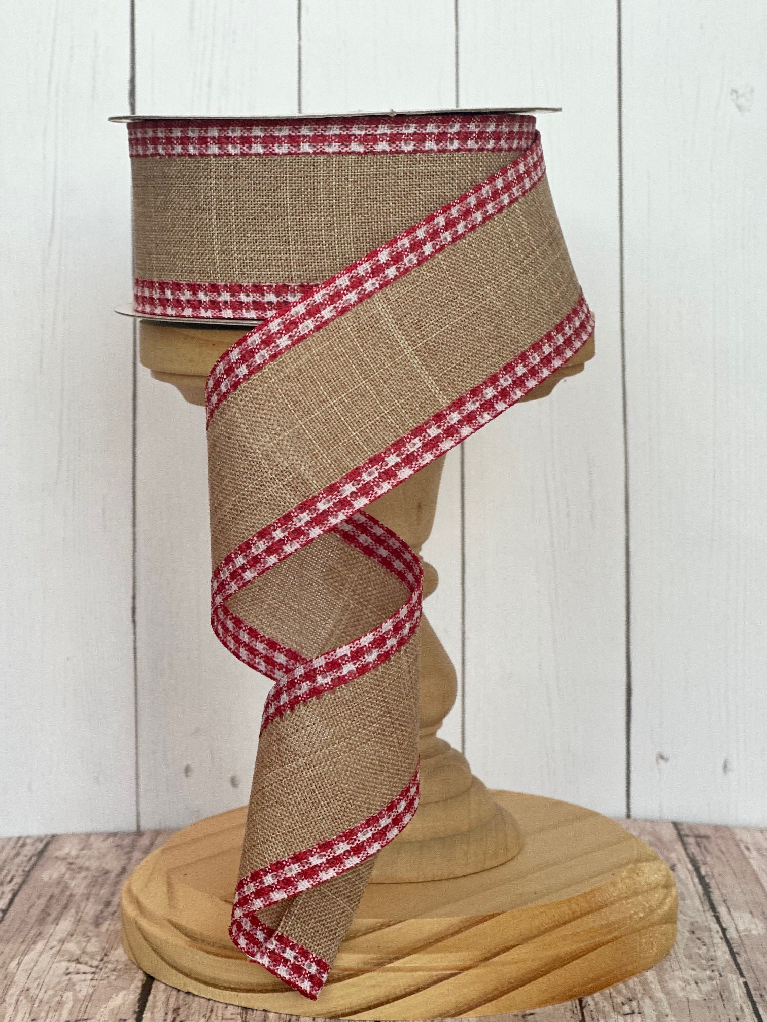 2.5 Thick Royal Burlap Ribbon: Dark Red (10 Yards) RGC164724 – Michelle's  aDOORable Creations