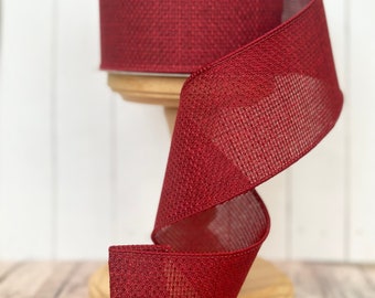 NEW!! Solid Rust Velvet Wired Ribbon for Wreaths or Bows 1.5