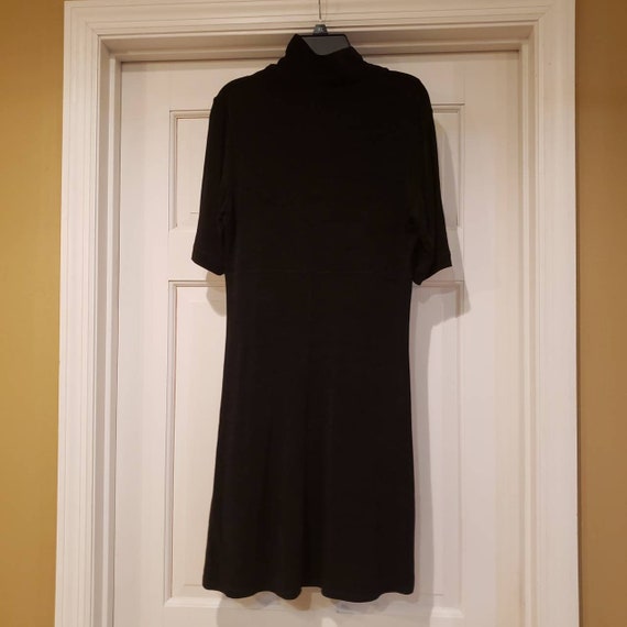 Vintage 90s BCBG Max Azria Black Mini Dress Grung… - image 7