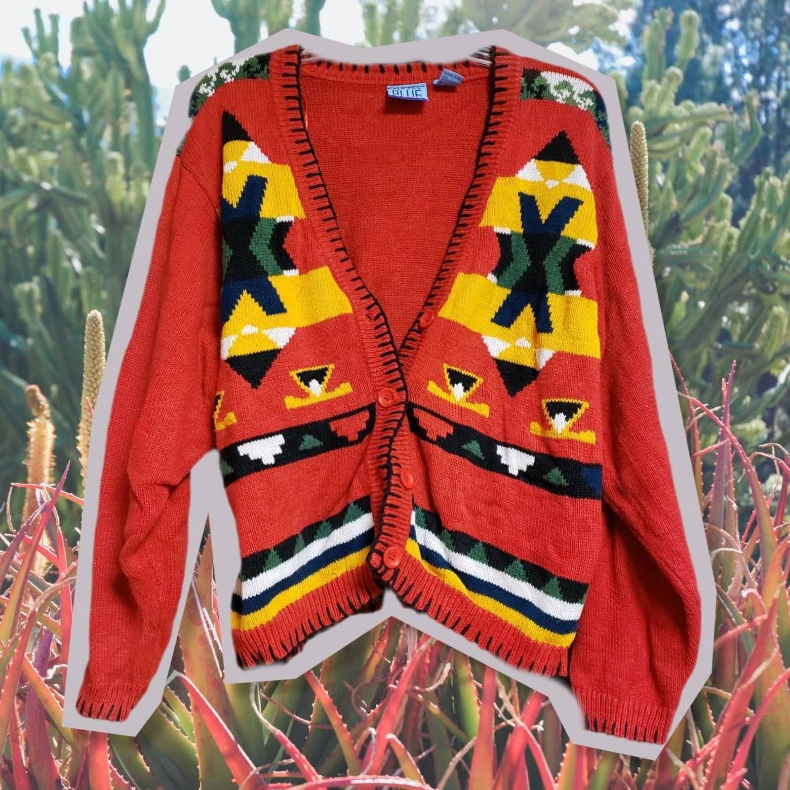 SOUTHWESTERN SWEATER CARDIGAN