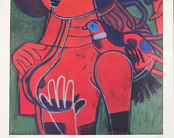 Guillaume Corneille (1922-2010) - Large original poster FIAC 85 Grand Palais - 1985