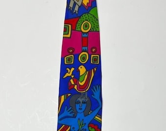 Guillaume Corneille (1922-2010) Stropdasvrouw en vogels 1996