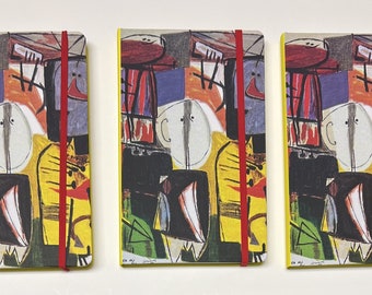 Guillaume Corneille (1922-2010) Set of 3 hard notebooks Cobra Characters