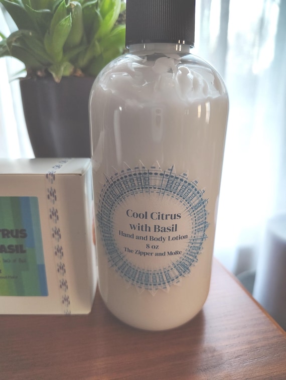 Cool Citrus with Basil Natural Body and Hand Lotion