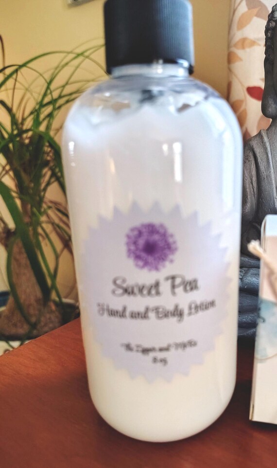 Sweet Pea Natural Body and Hand Lotion