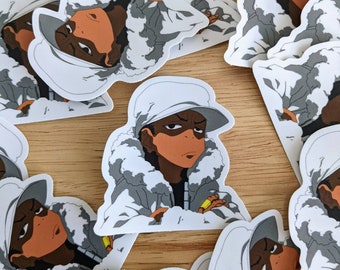 Riley Freeman Sticker | Boondocks | Die-cut Matte Vinyl Sticker | Fan Art | Hand Drawn