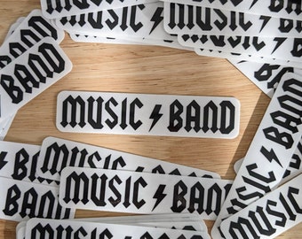 Music - Band Sticker | 30 Rock - Lenny Wosniak (Steve Buscemi) | Die-cut Clear Vinyl Sticker | Fan Art | Hand Drawn