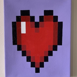 Pixel Heart Painting