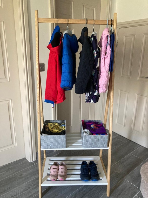 Kids Coat Rack Stand Free Standing Etsy