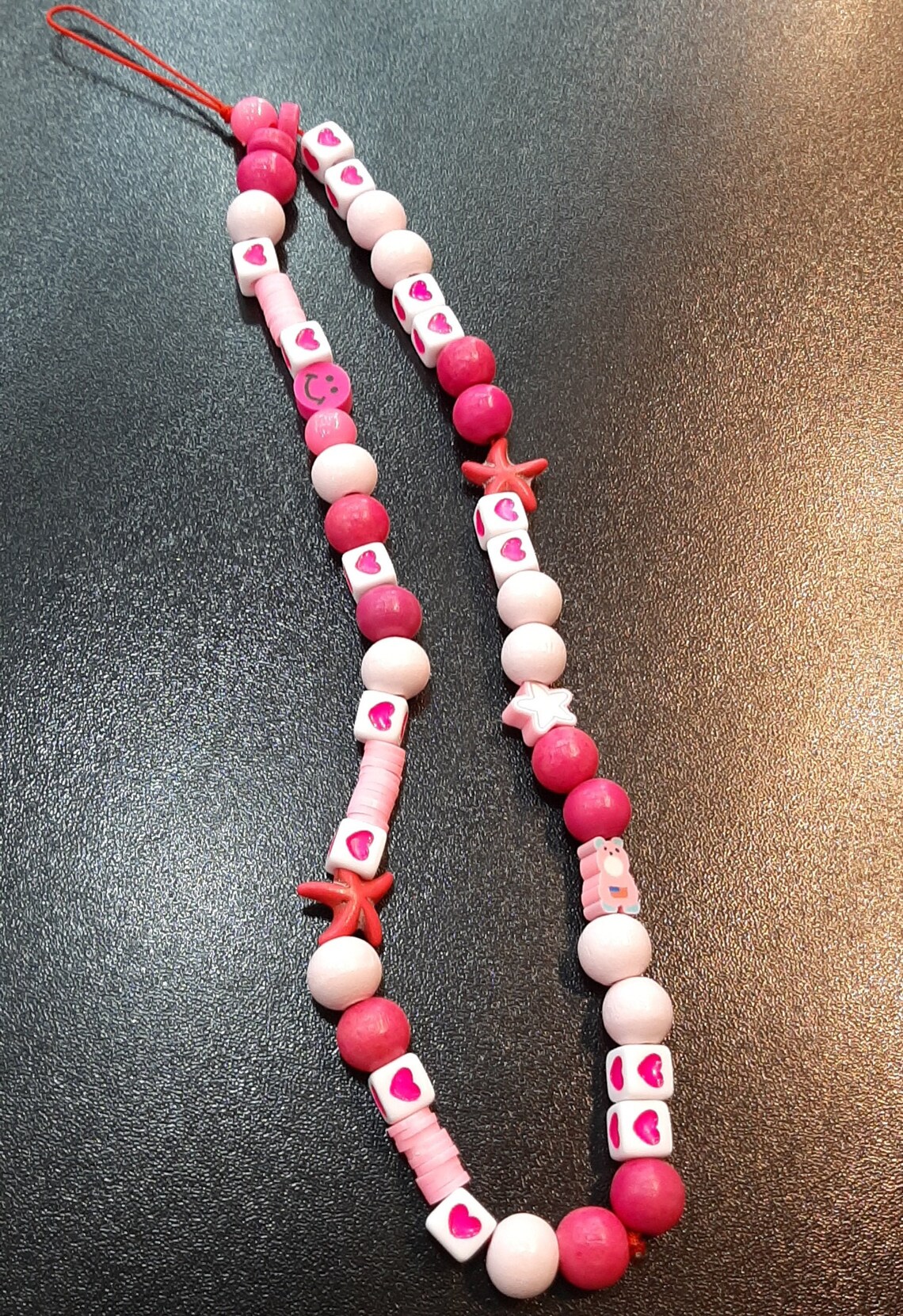 Phone Chain / Phone Strap with beads / Phone Charme Etsy