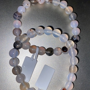 Dendritic Agate 8mm Bracelet