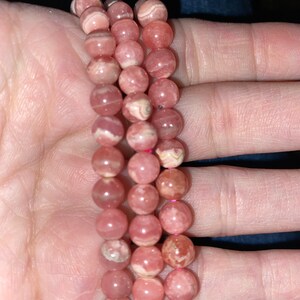 Rhodochrosite 7mm Bracelet