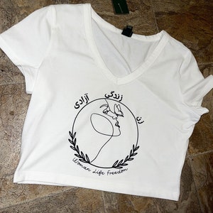 Woman Life Freedom T-Shirt, Zan Zendegi Azadi Shirt,  Mahsa Amini TShirt, Unisex T-Shirt, Womans Rights, Iranian Protests