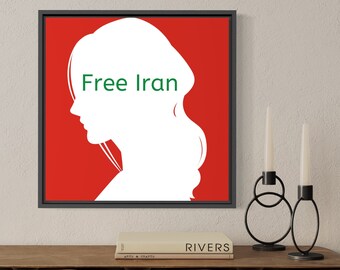 Free Iran Protest Art Print (Digital Download)